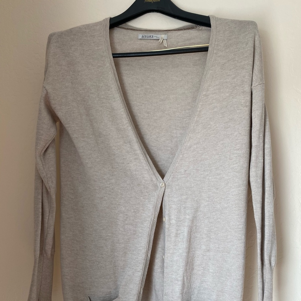 Cardigan, size S, Bershka